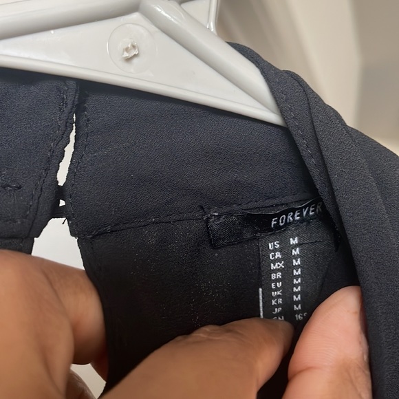 Black long sleeve blouse Forever 21 - Picture 3 of 5